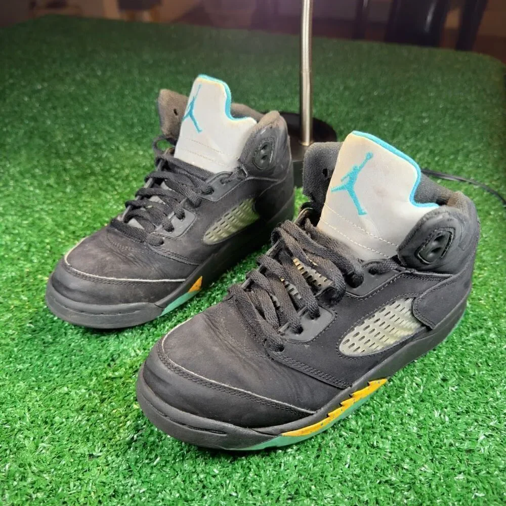 JORDAN 5 RETRO AQUA GS - Kids Sneakers Shoes - SIZE 3Y